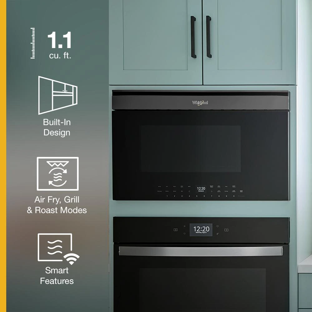 30-inch Built-In Smart Multifunctional Microwave Oven with Air Fry - 1,000 watts WMBT7030SV