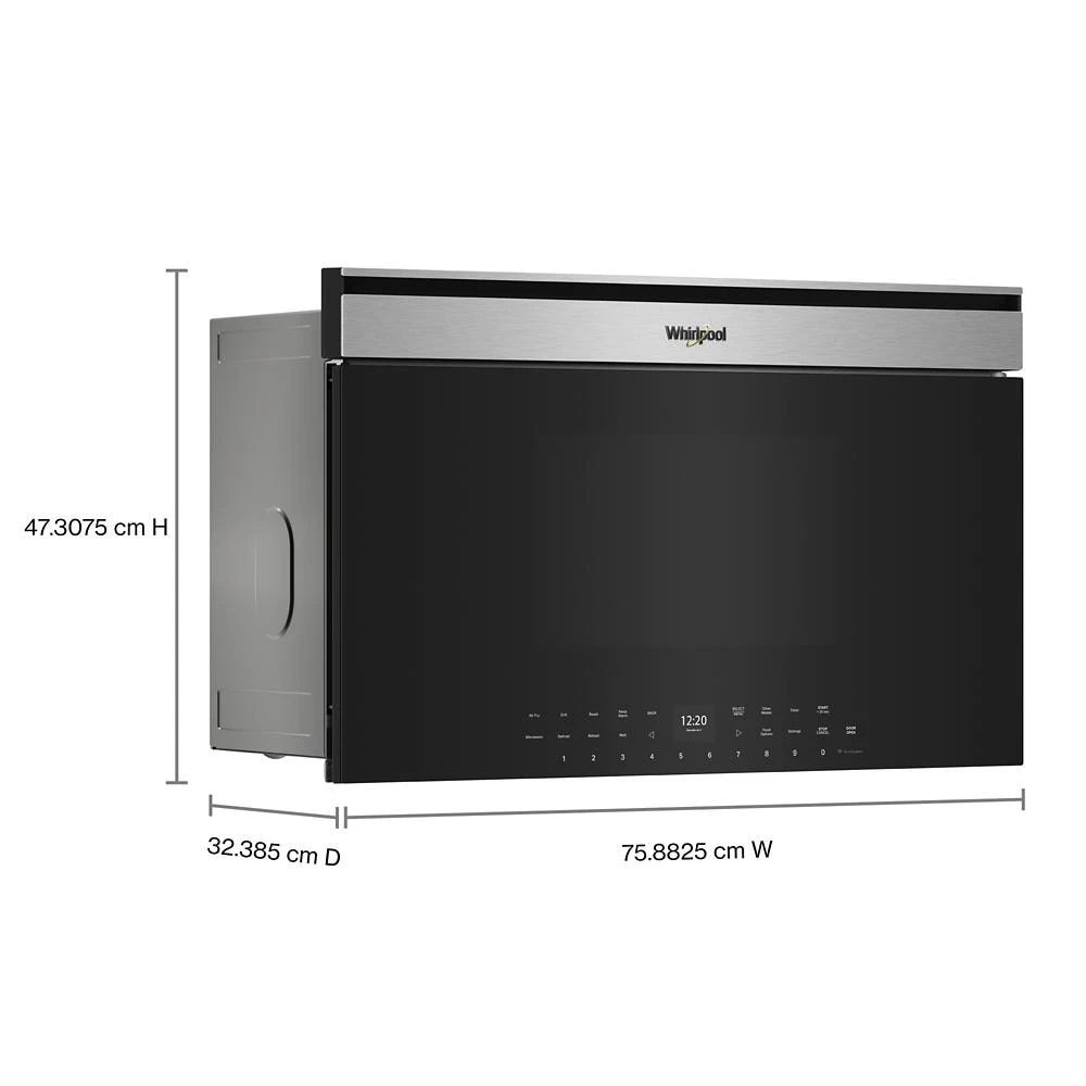 30-inch Built-In Smart Multifunctional Microwave Oven with Air Fry - 1,000 watts WMBT7030SZ