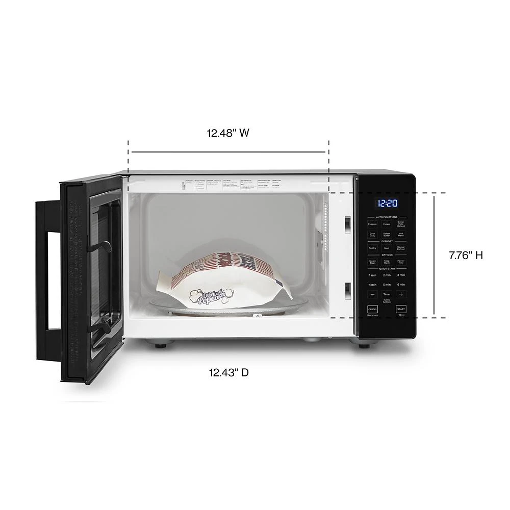 0.9 Cu. Ft. Capacity Countertop Microwave with 900 Watt Cooking Power WMC30309LB