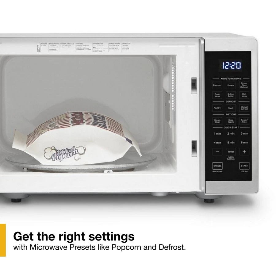 0.9 Cu. Ft. Capacity Countertop Microwave with 900 Watt Cooking Power WMC30309LS