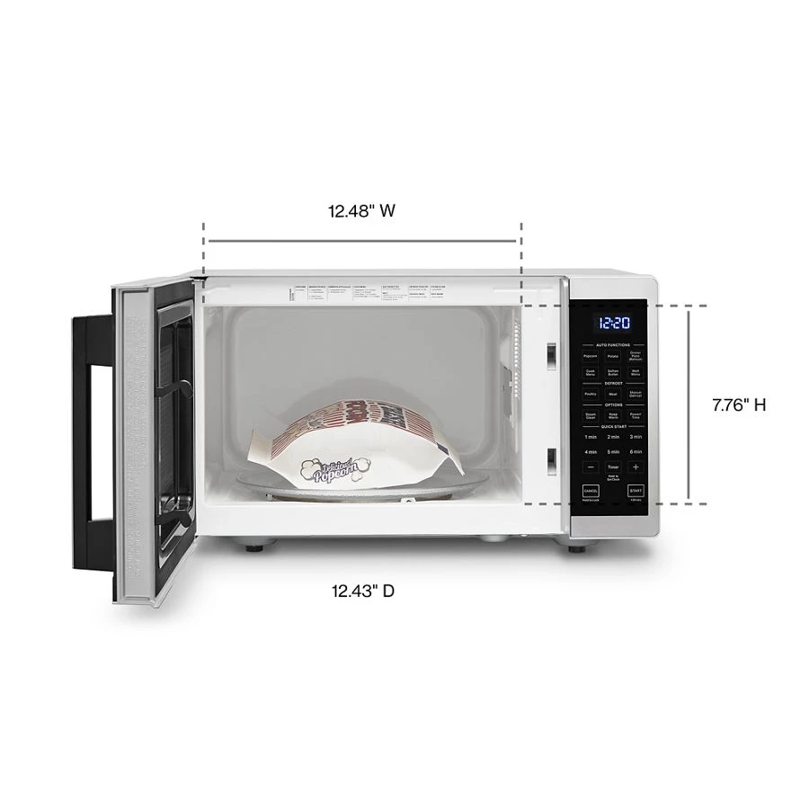 0.9 Cu. Ft. Capacity Countertop Microwave with 900 Watt Cooking Power WMC30309LS