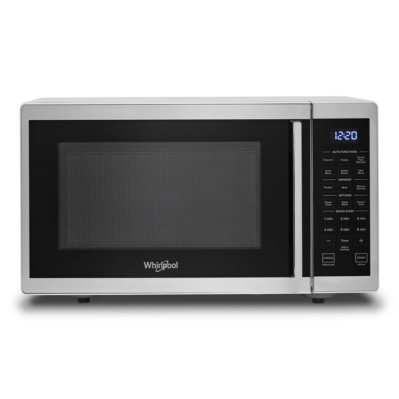 Whirlpool 0.9 Cu. Ft. Capacity Countertop Microwave with 900 Watt Cooking Power Heritage Stainless Steel WMC30309LS Picture 1