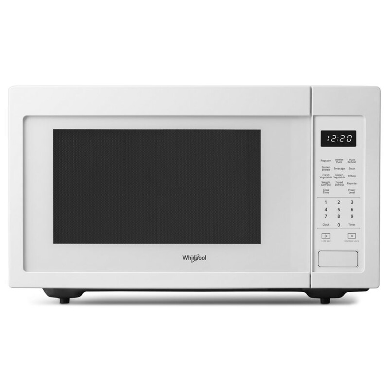 Whirlpool 1.6 cu. ft. Countertop Microwave with 1,200-Watt Cooking Power White WMC30516HW Picture 1