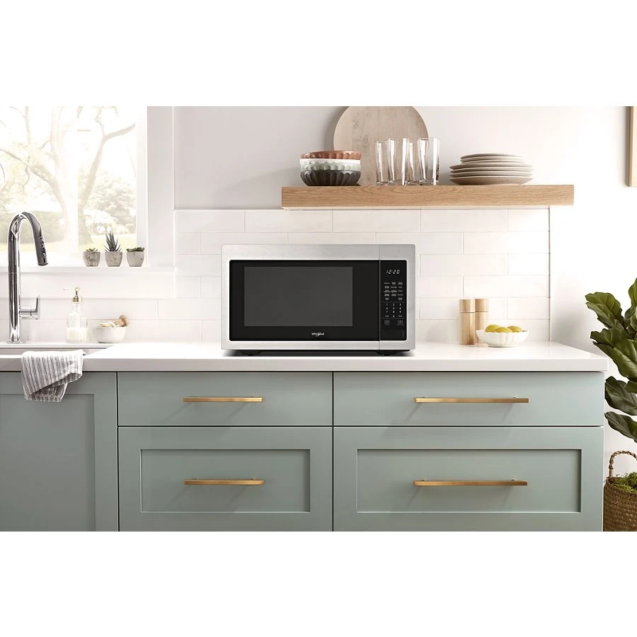 1.6 cu. ft. Countertop Microwave with 1,200-Watt Cooking Power WMC30516HZ