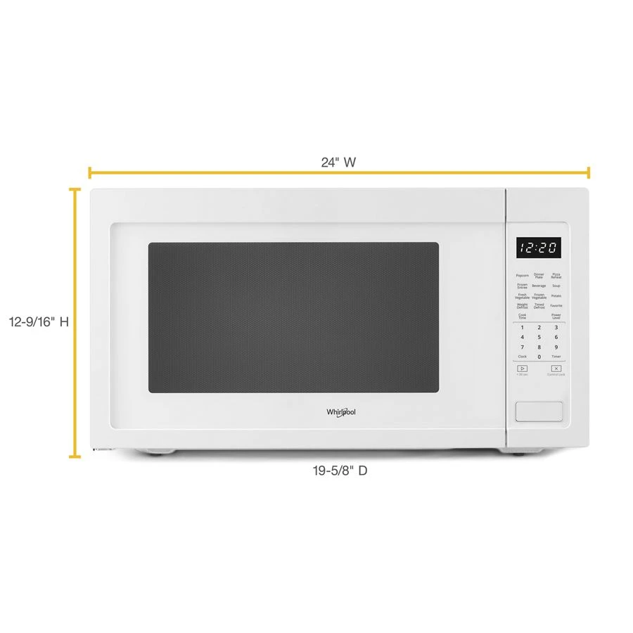 2.2 cu. ft. Countertop Microwave with 1,200-Watt Cooking Power WMC50522HW