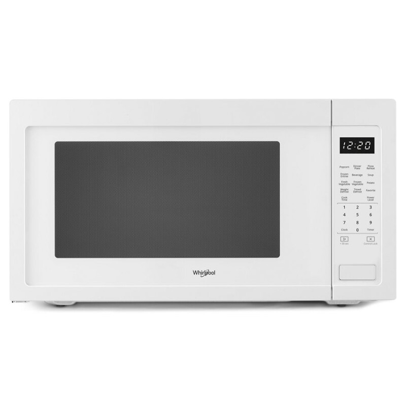 Whirlpool 2.2 cu. ft. Countertop Microwave with 1,200-Watt Cooking Power White WMC50522HW Picture 1