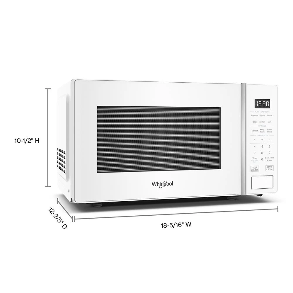 0.7 cu. ft. White Countertop Microwave With Steam Clean - 700 watt WMCS3018RW