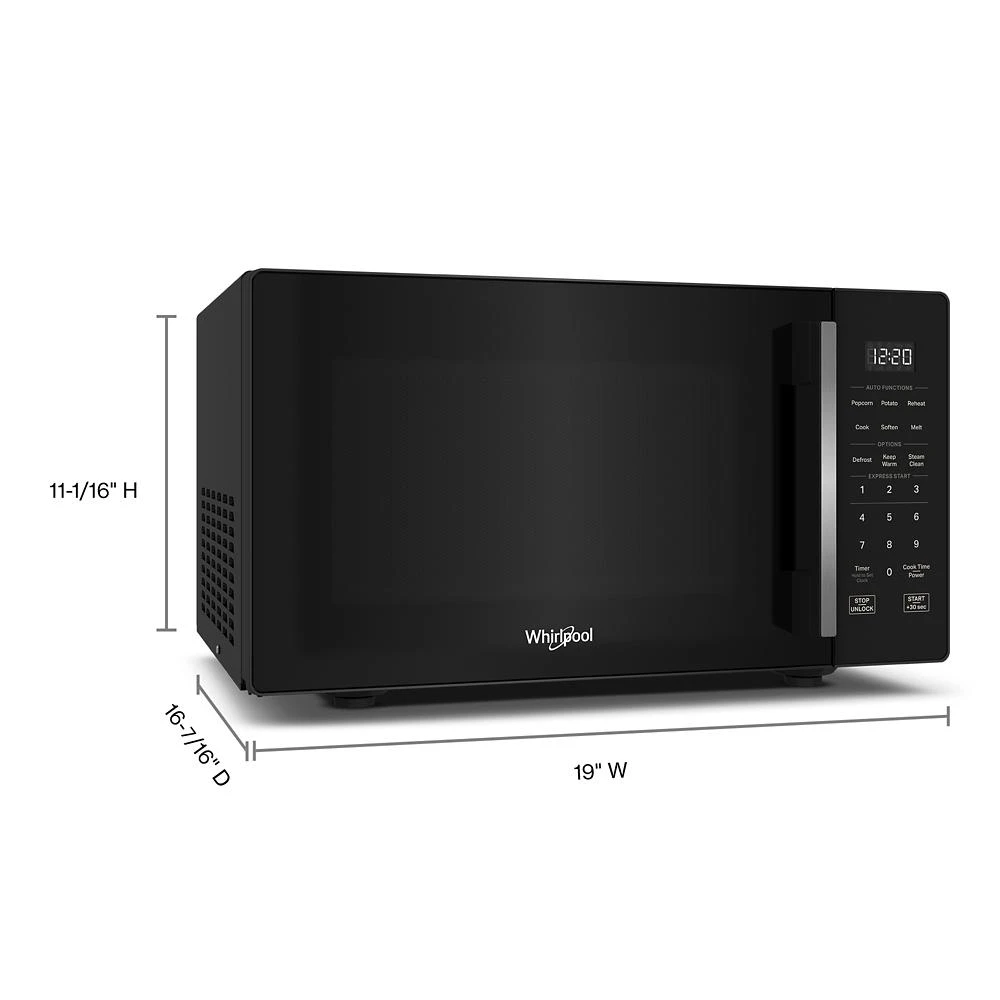 0.9 cu. ft. Black Countertop Microwave With Steam Clean - 900 watt WMCS3019RB