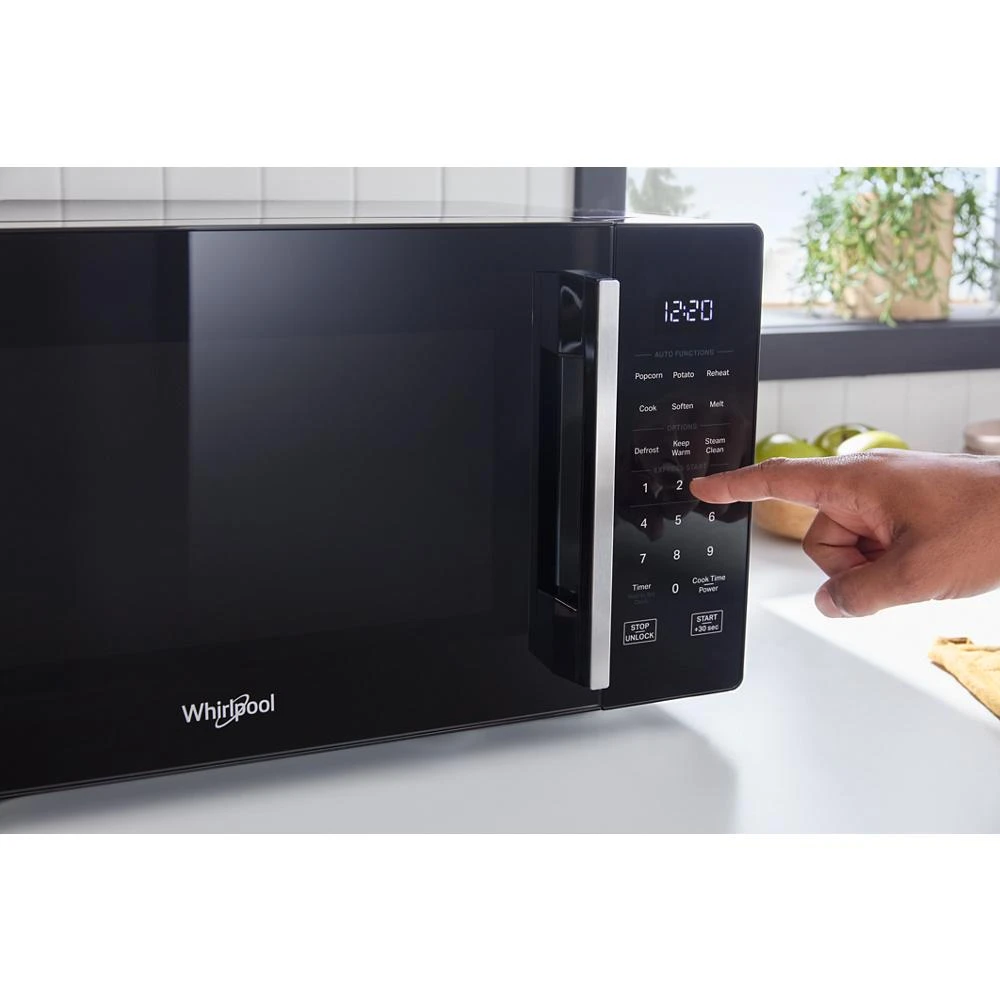 0.9 cu. ft. Black Countertop Microwave With Steam Clean - 900 watt WMCS3019RB