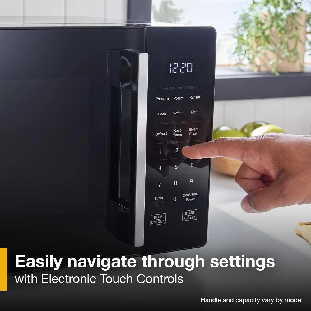 0.9 cu. ft. Black Countertop Microwave With Steam Clean - 900 watt WMCS3019RB