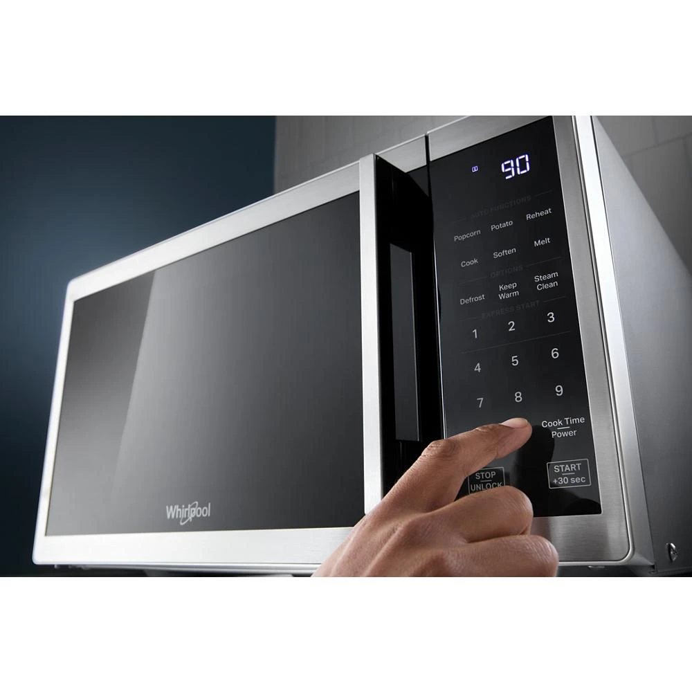 0.9 cu. ft. Stainless Steel Countertop Microwave With Steam Clean - 900 watt WMCS3019RS