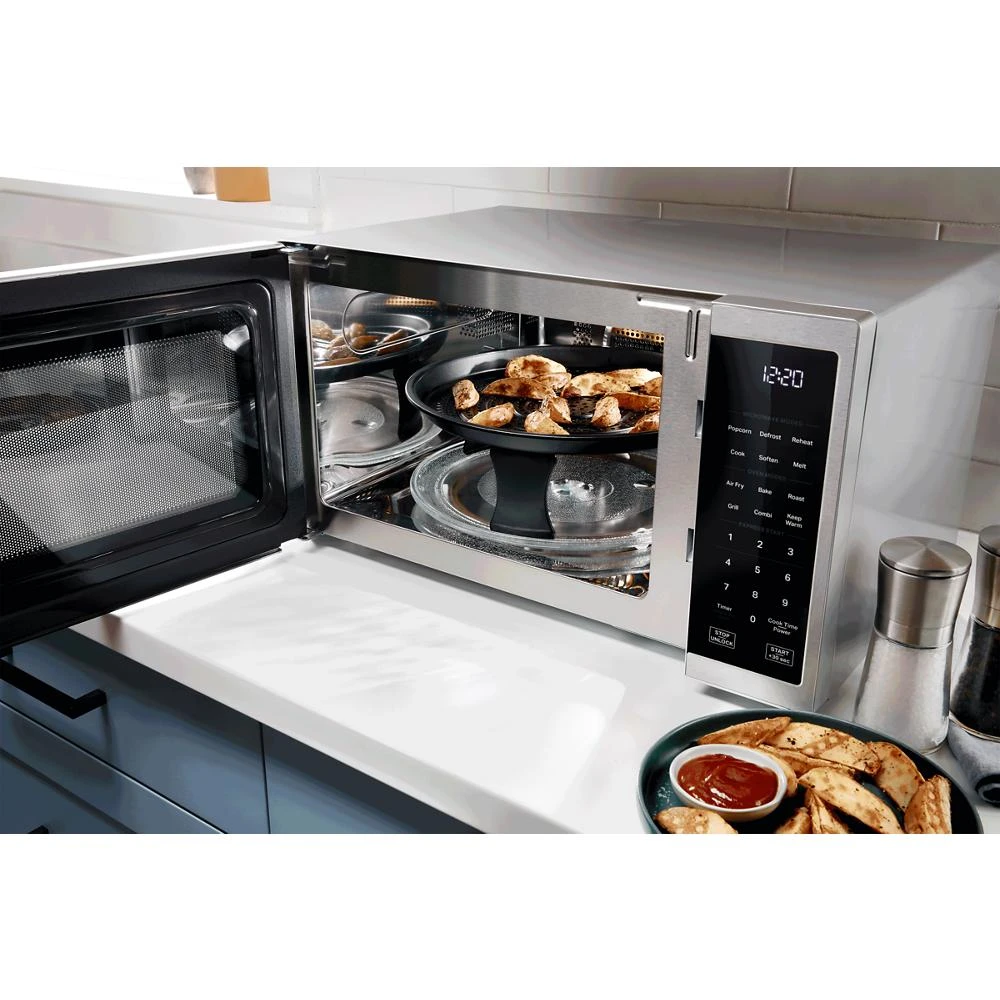 1.0 cu. ft. Black All-In-One Multifunctional Countertop Microwave With Air Fry - 900 watt WMCS5522RB