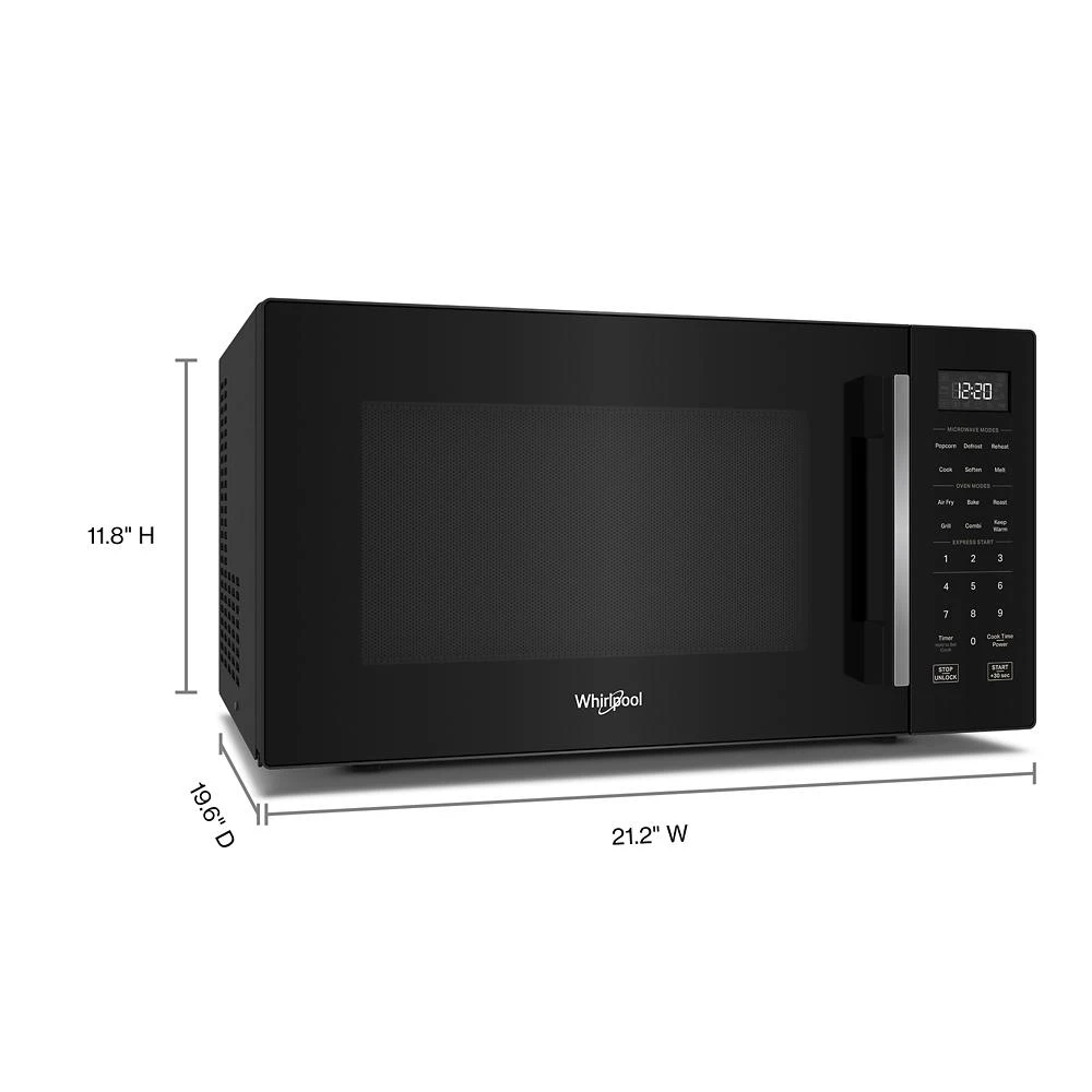 1.0 cu. ft. Black All-In-One Multifunctional Countertop Microwave With Air Fry - 900 watt WMCS5522RB