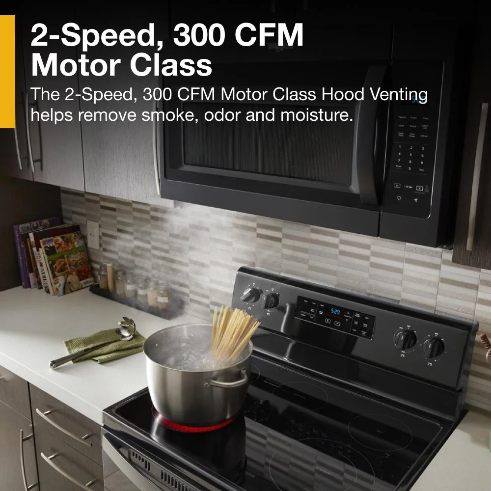 1.7 cu. ft. Microwave Hood Combination with Electronic Touch Controls WMH31017HB