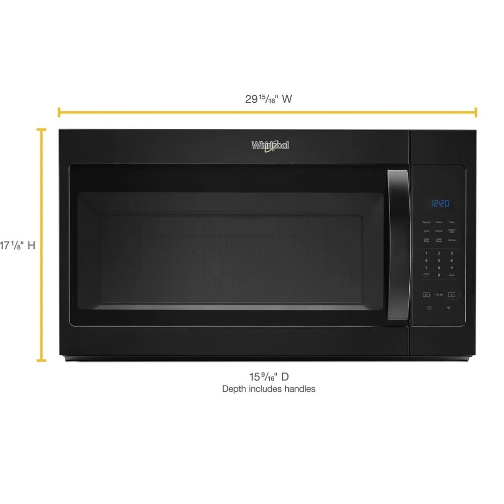 1.7 cu. ft. Microwave Hood Combination with Electronic Touch Controls WMH31017HB