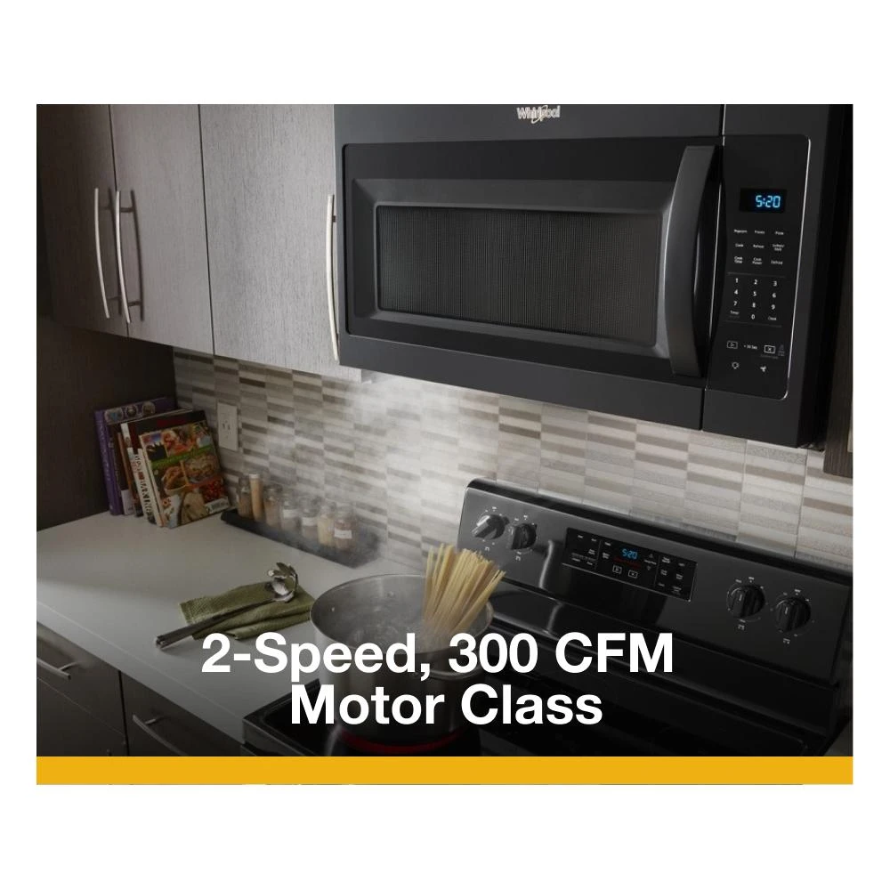 1.7 cu. ft. Microwave Hood Combination with Electronic Touch Controls WMH31017HB