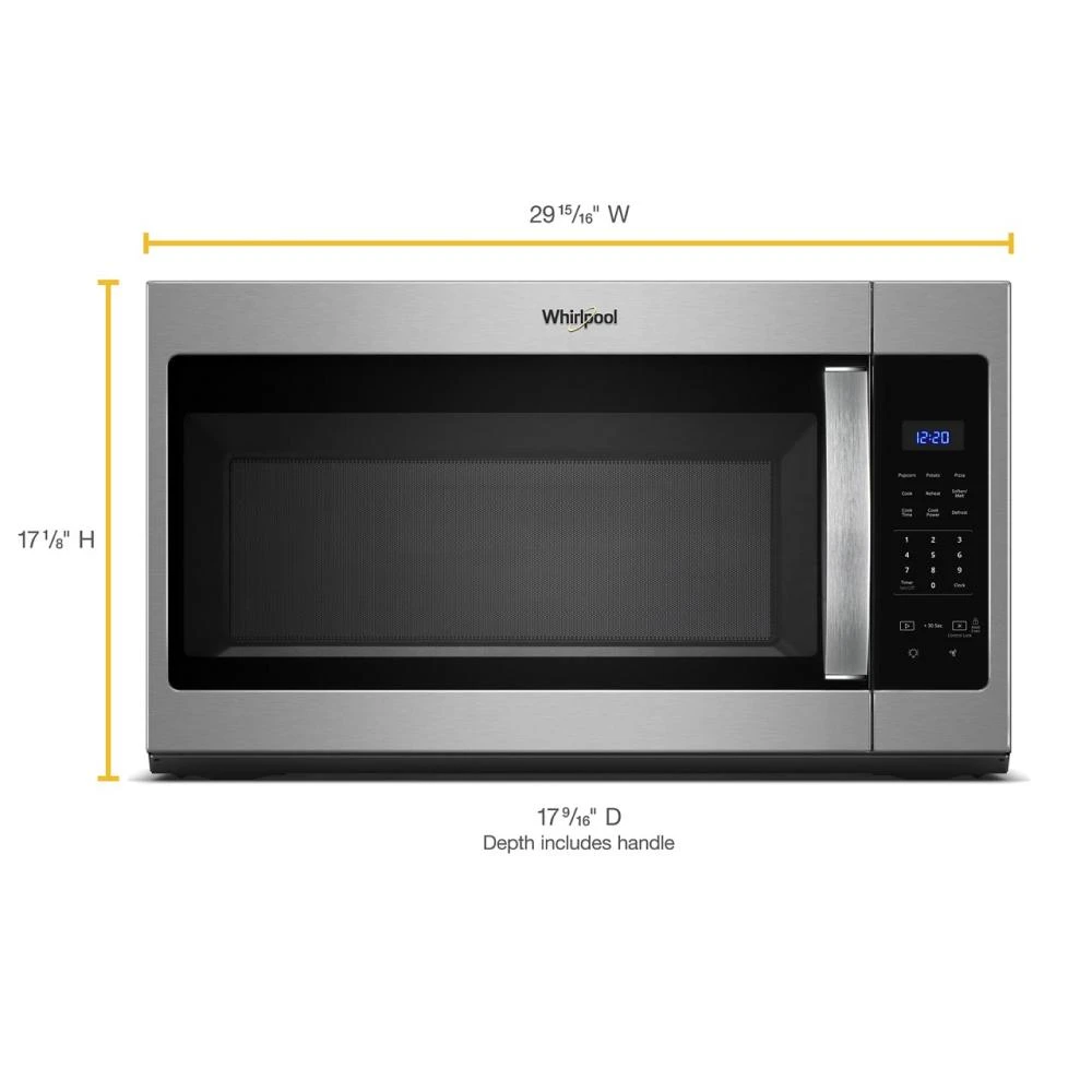 1.7 cu. ft. Microwave Hood Combination with Electronic Touch Controls WMH31017HS