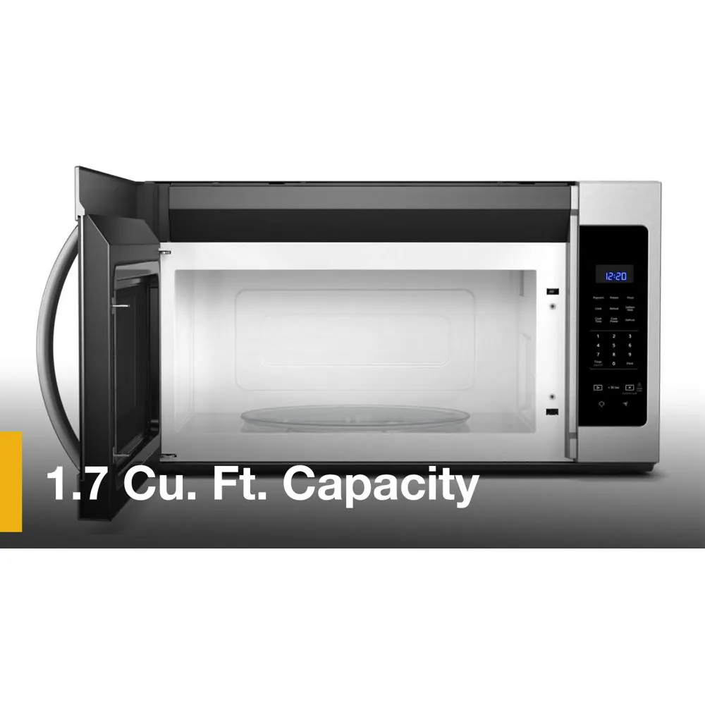 1.7 cu. ft. Microwave Hood Combination with Electronic Touch Controls WMH31017HS