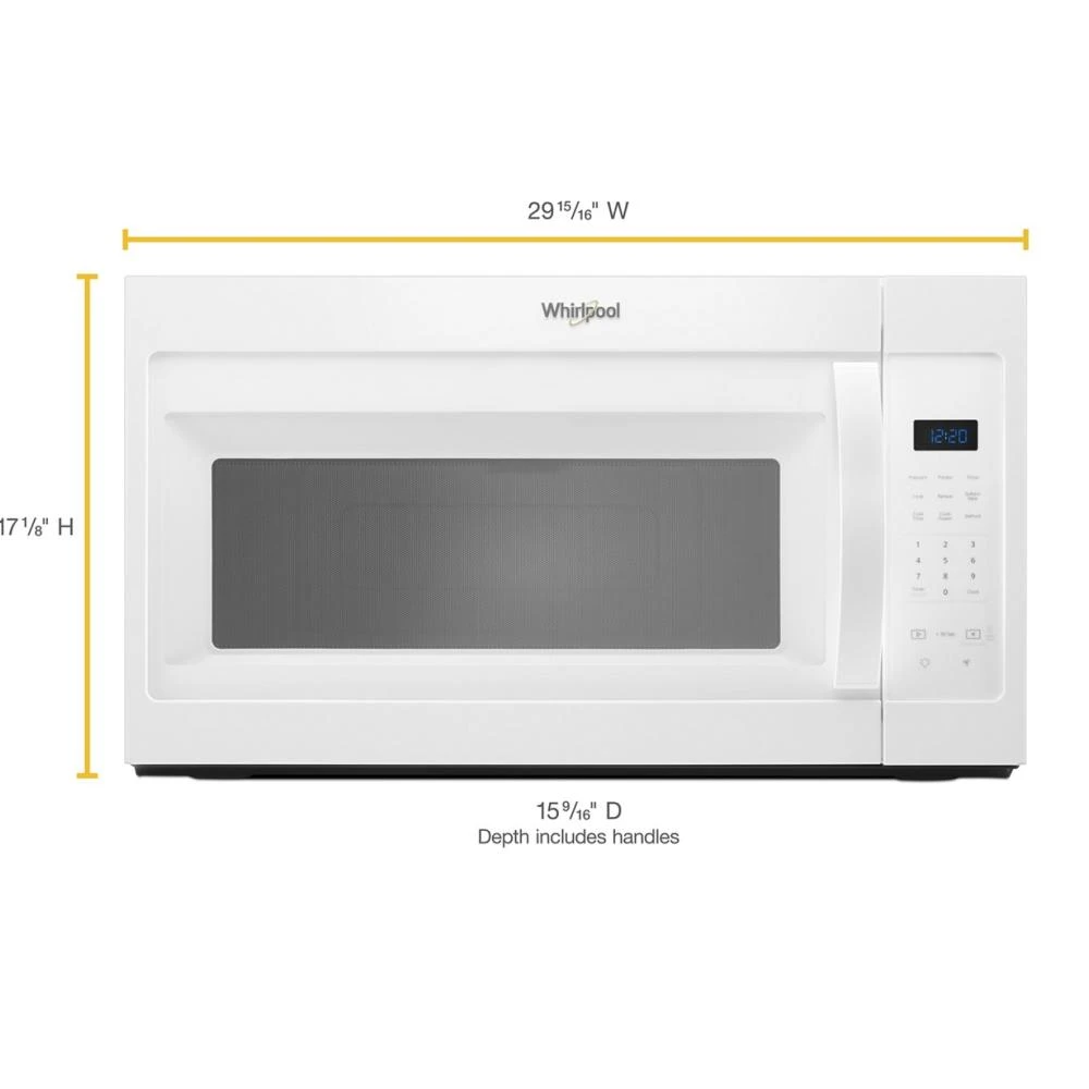 1.7 cu. ft. Microwave Hood Combination with Electronic Touch Controls WMH31017HW