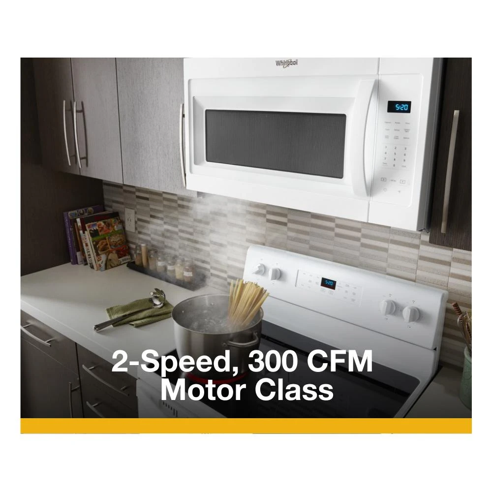 1.7 cu. ft. Microwave Hood Combination with Electronic Touch Controls WMH31017HW