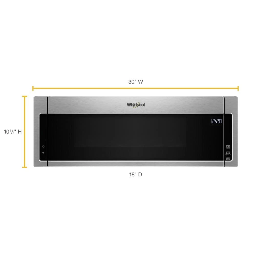 1.1 cu. ft. Low Profile Microwave Hood Combination WML55011HS