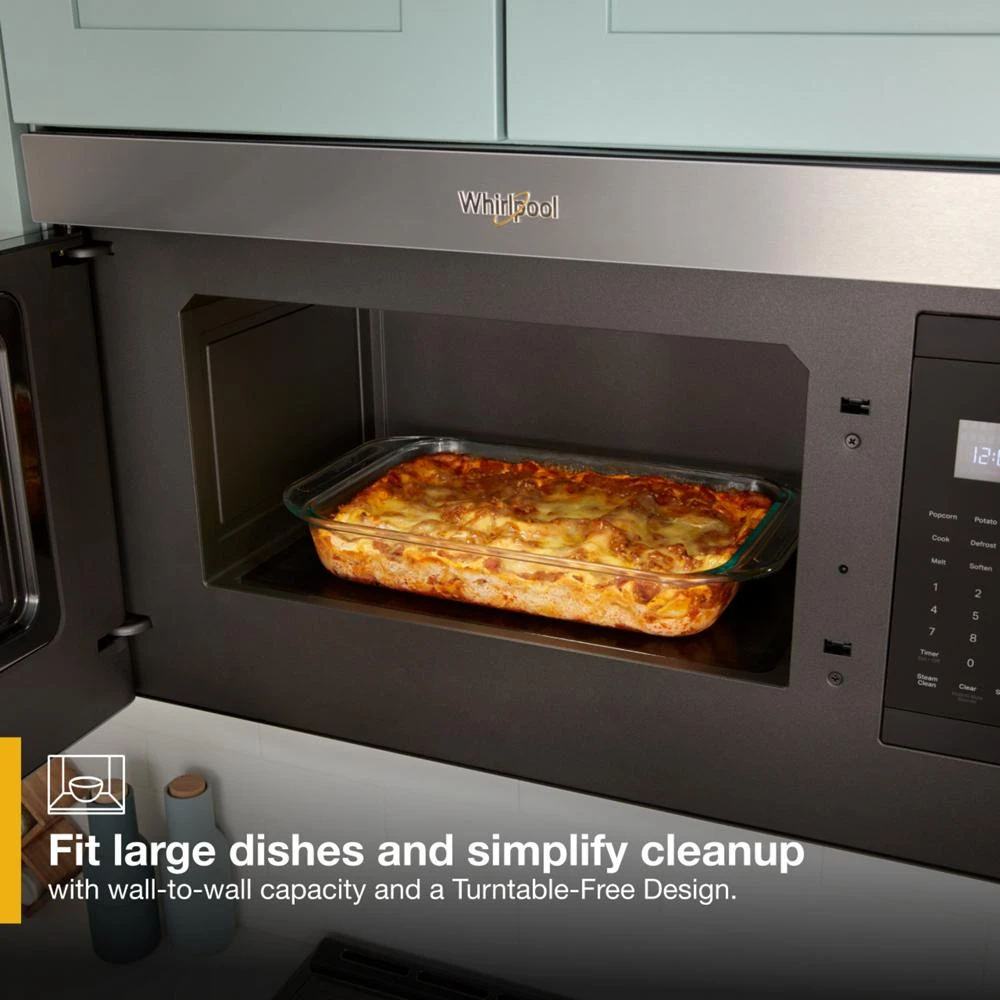 1.1 Cu. Ft. Flush Mount Microwave with Turntable-Free Design WMMF5930PB