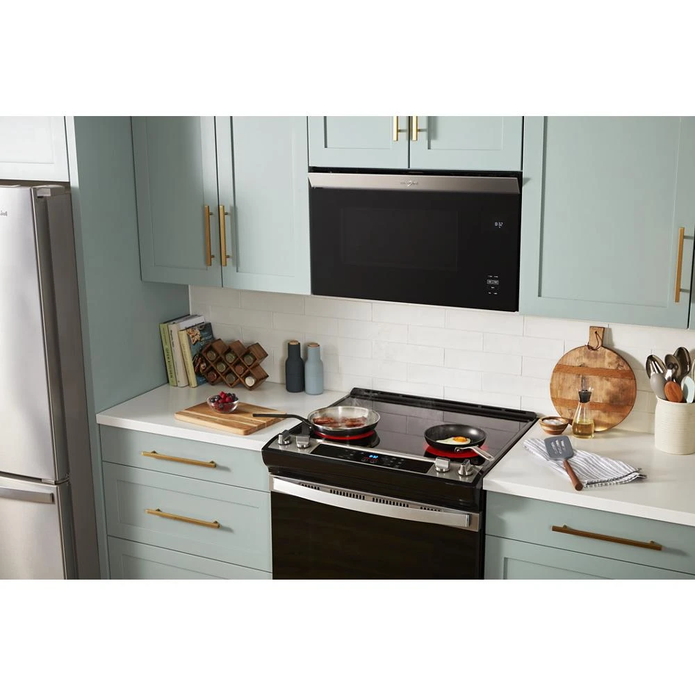 1.1 Cu. Ft. Flush Mount Microwave with Turntable-Free Design WMMF5930PB