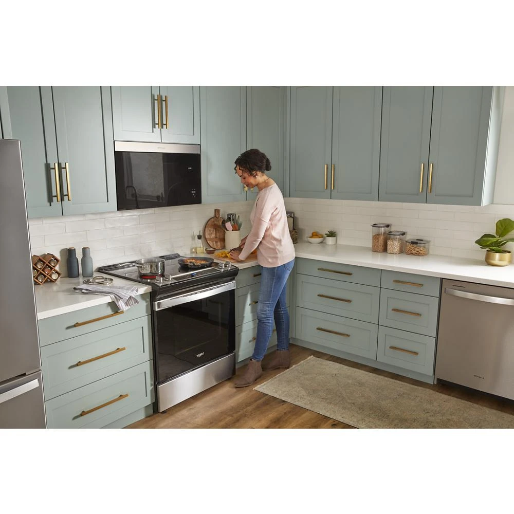 1.1 Cu. Ft. Flush Mount Microwave with Turntable-Free Design WMMF5930PB