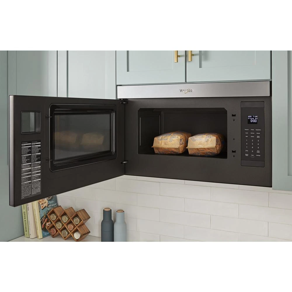 1.1 Cu. Ft. Flush Mount Microwave with Turntable-Free Design WMMF5930PB