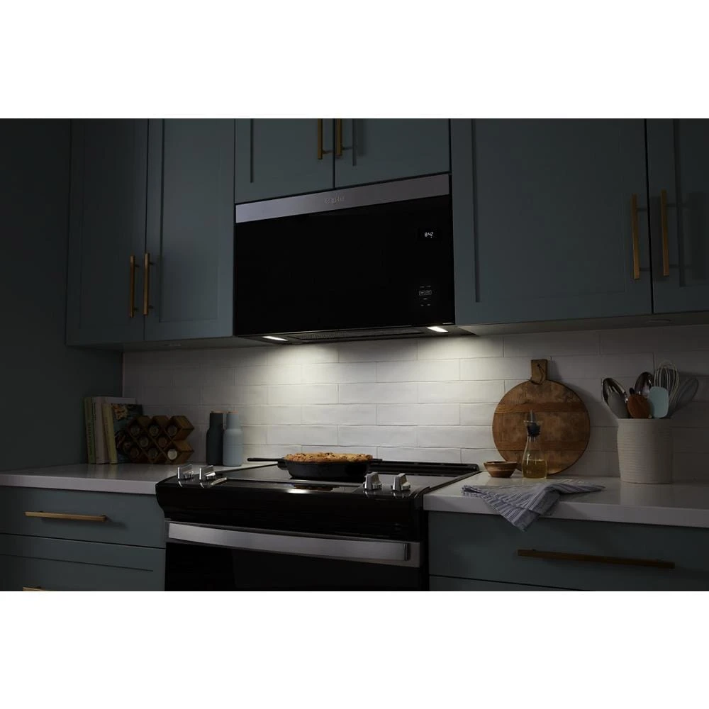 1.1 Cu. Ft. Flush Mount Microwave with Turntable-Free Design WMMF5930PB