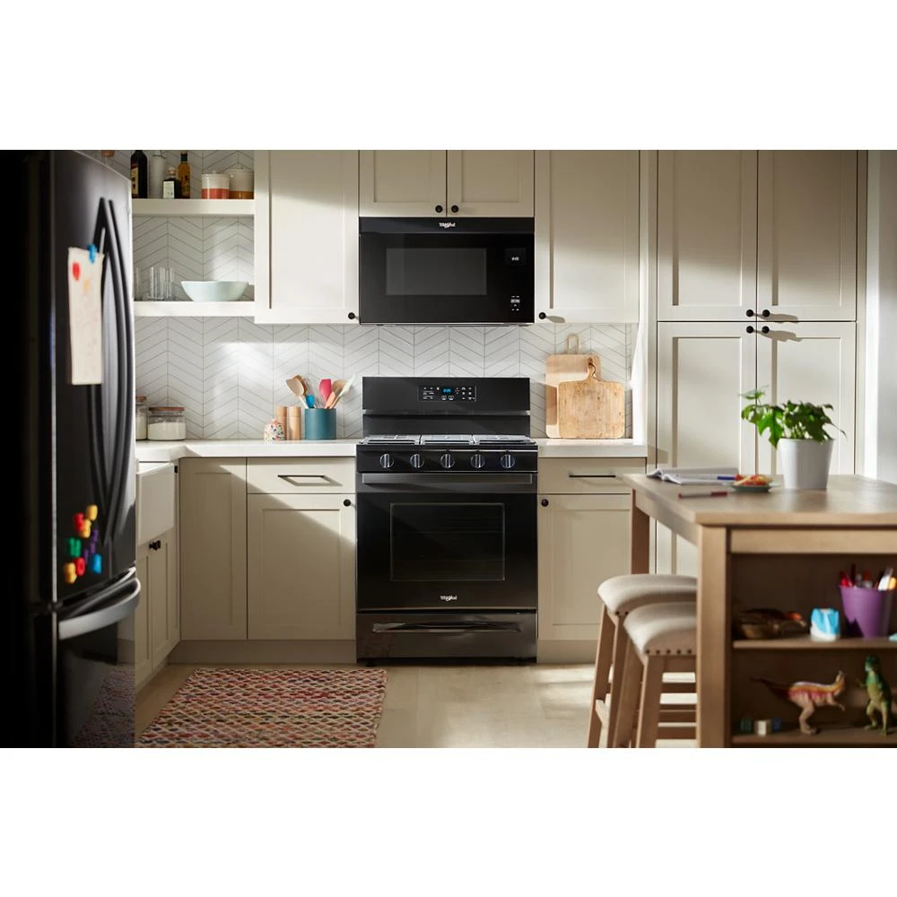 1.1 Cu. Ft. Flush Mount Microwave with Turntable-Free Design WMMF5930PB