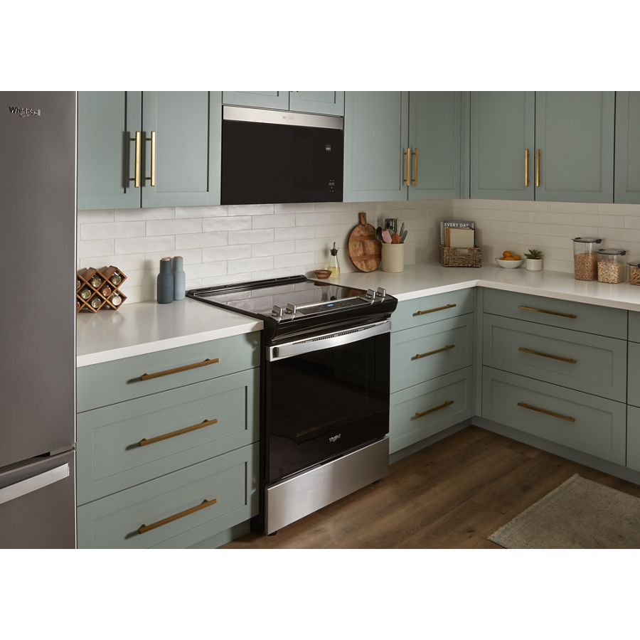 1.1 Cu. Ft. Flush Mount Microwave with Turntable-Free Design WMMF5930PW