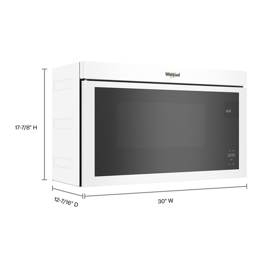 1.1 Cu. Ft. Flush Mount Microwave with Turntable-Free Design WMMF5930PW