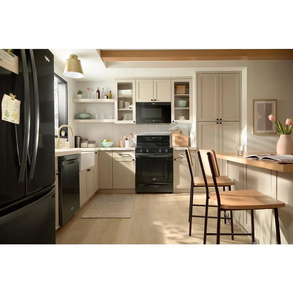Air Fry Over- the-Range Oven with Flush Built-in Design WMMF7330RB