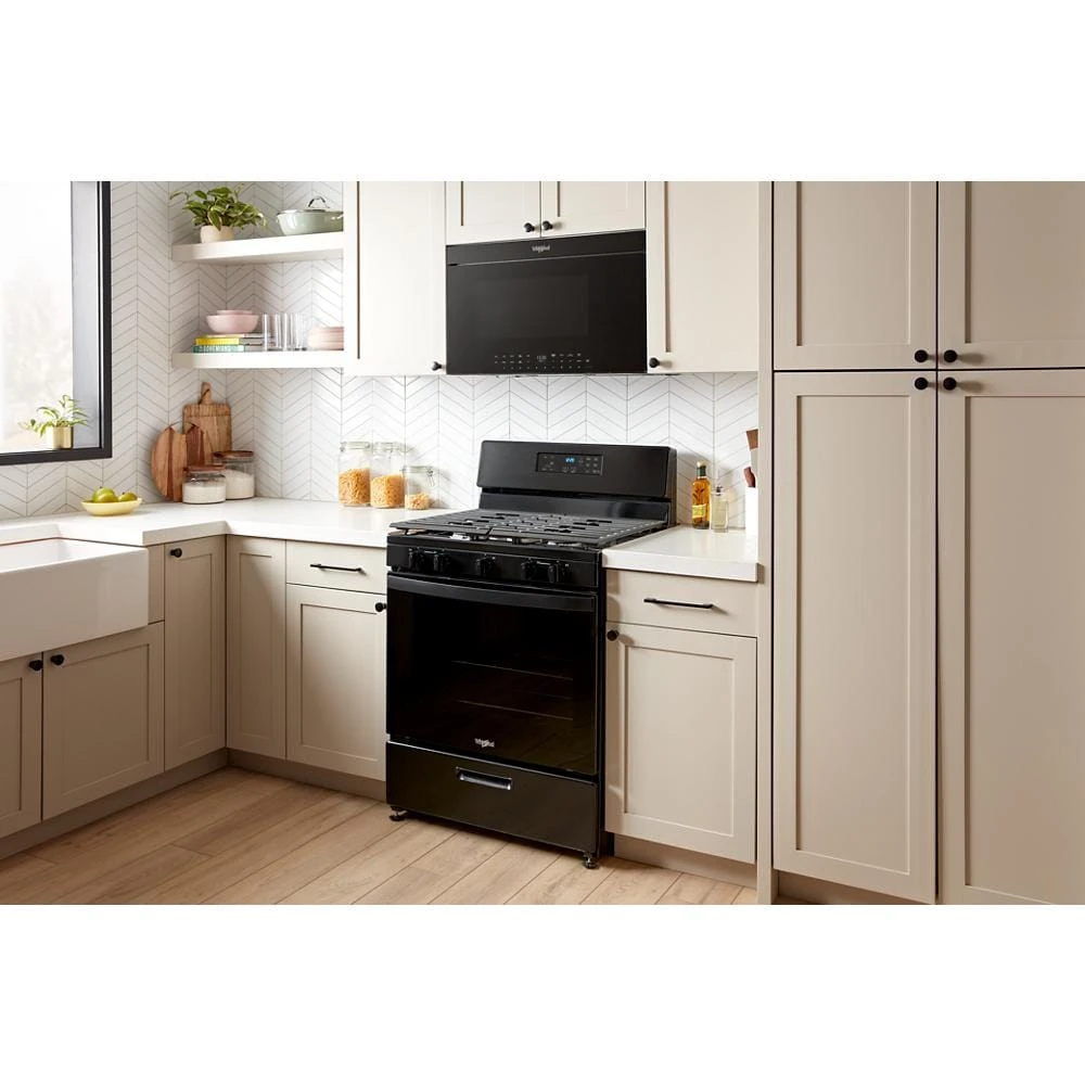 Air Fry Over- the-Range Oven with Flush Built-in Design WMMF7330RB