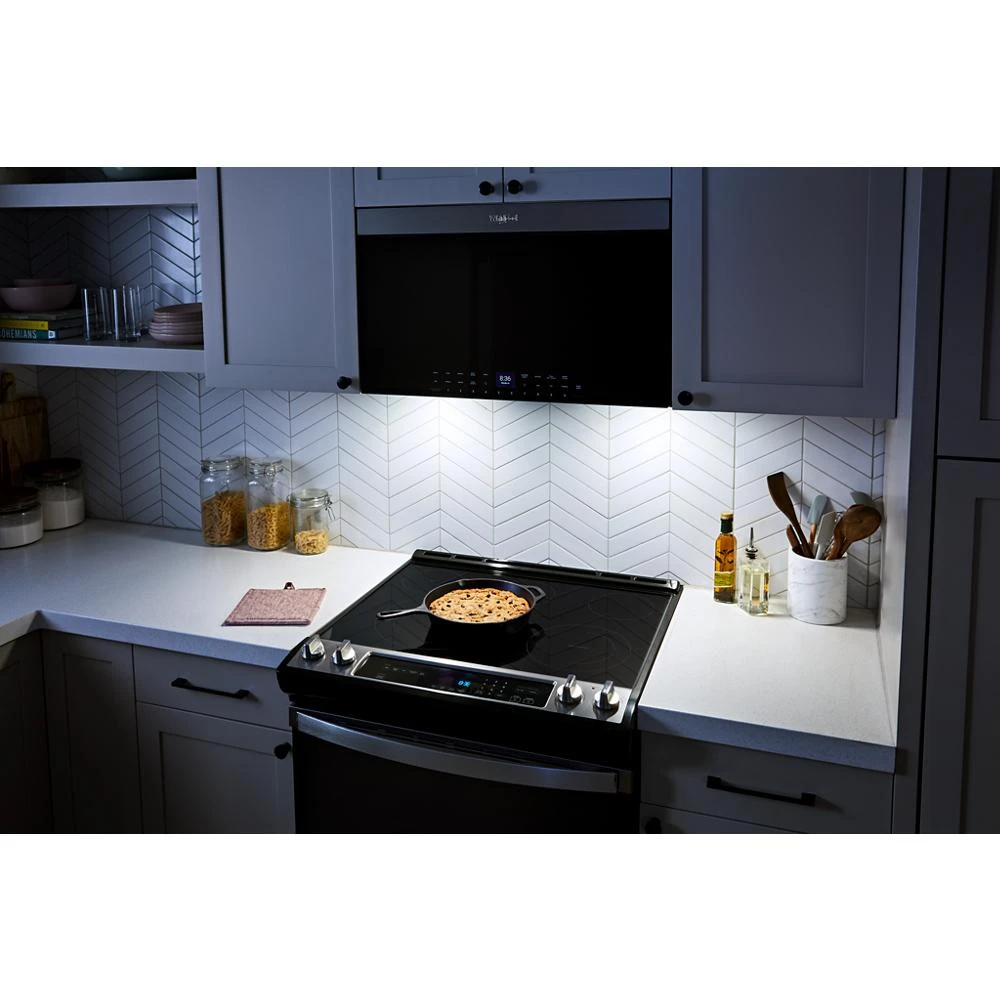 Air Fry Over- the-Range Oven with Flush Built-in Design WMMF7330RW