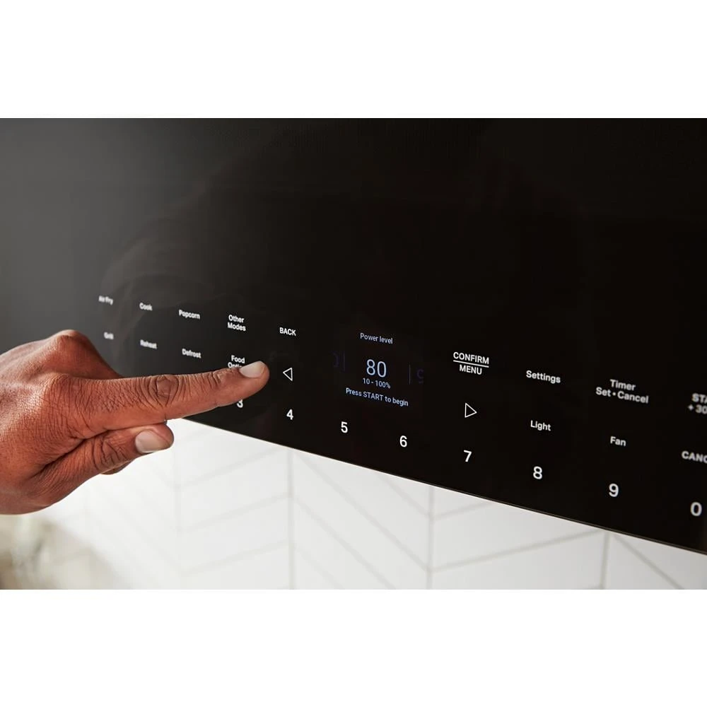 Air Fry Over- the-Range Oven with Flush Built-in Design WMMF7330RW