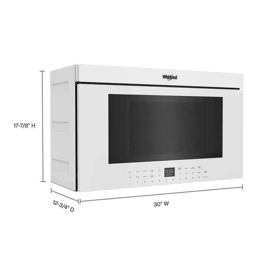 Air Fry Over- the-Range Oven with Flush Built-in Design WMMF7330RW