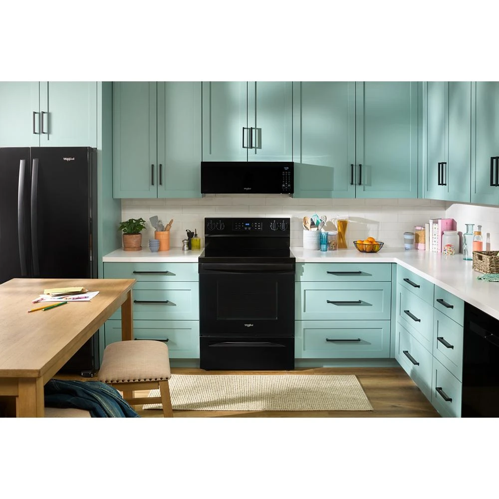 1.1 cu. ft. Smart Low Profile Microwave Hood Combination with 450 CRM 4-Speed Venting WMML5530RB