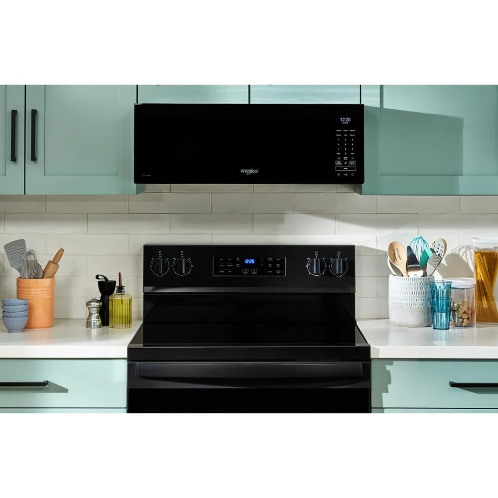 1.1 cu. ft. Smart Low Profile Microwave Hood Combination with 450 CRM 4-Speed Venting WMML5530RB