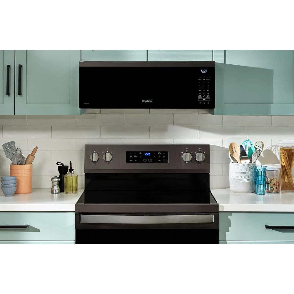 1.1 cu. ft. Smart Low Profile Microwave Hood Combination with 450 CRM 4-Speed Venting WMML5530RV