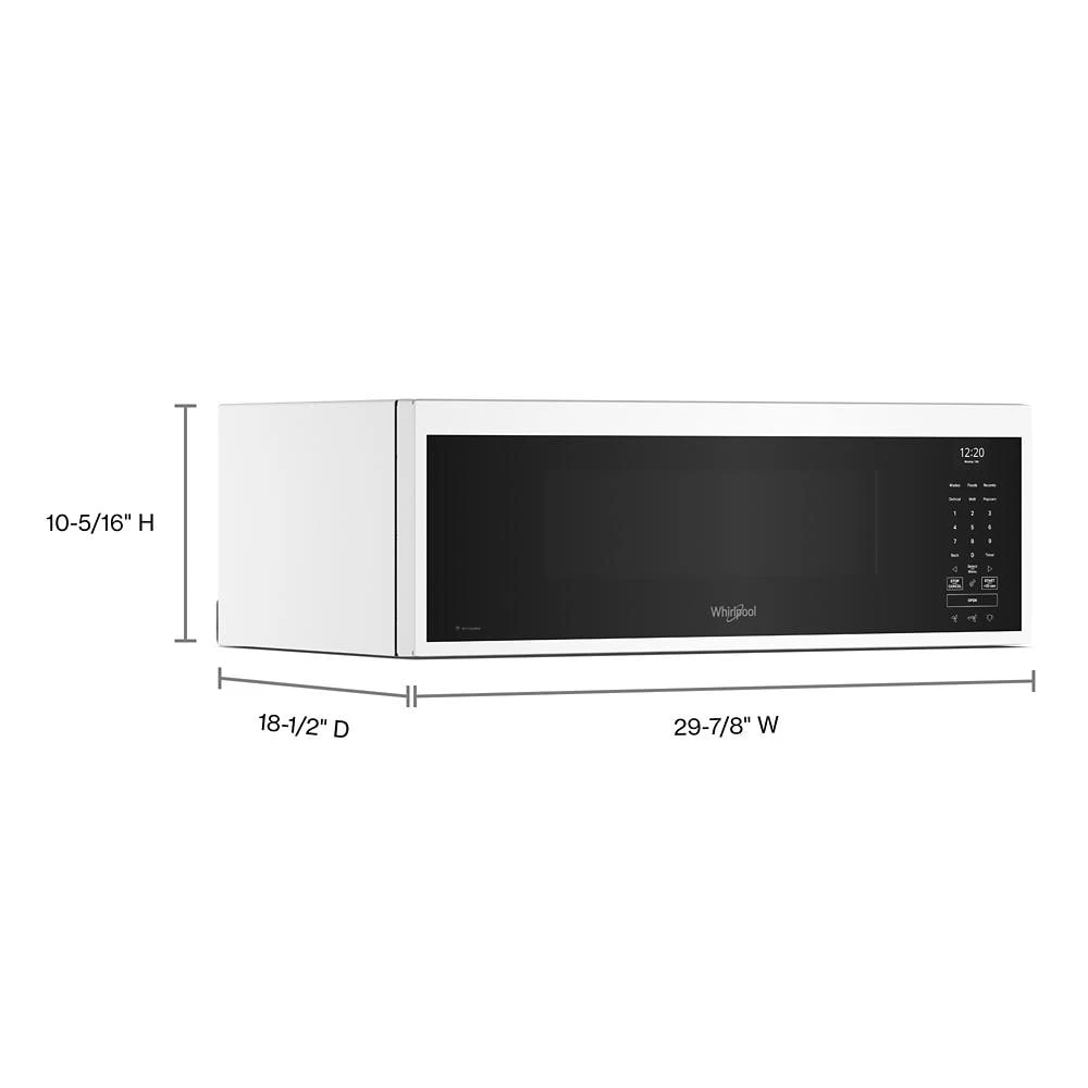 1.1 cu. ft. Smart Low Profile Microwave Hood Combination with 450 CRM 4-Speed Venting WMML5530RW