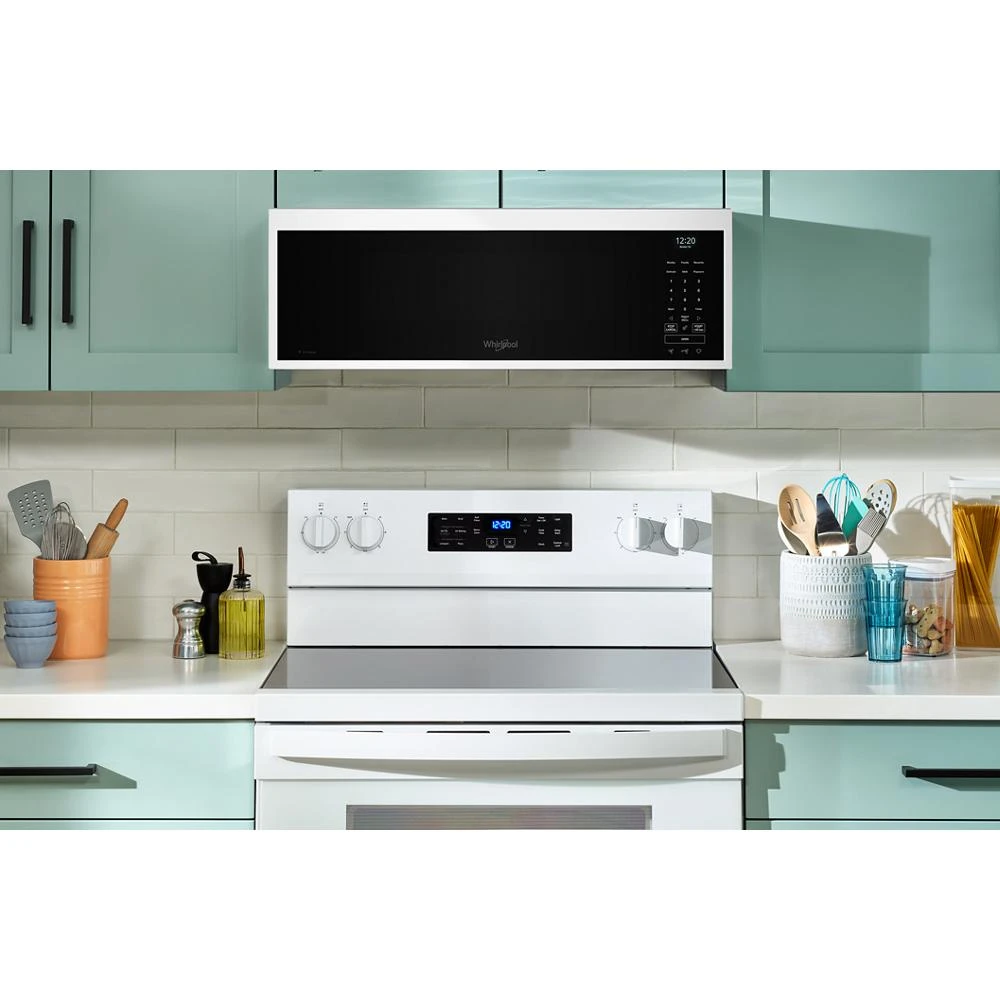 1.1 cu. ft. Smart Low Profile Microwave Hood Combination with 450 CRM 4-Speed Venting WMML5530RW