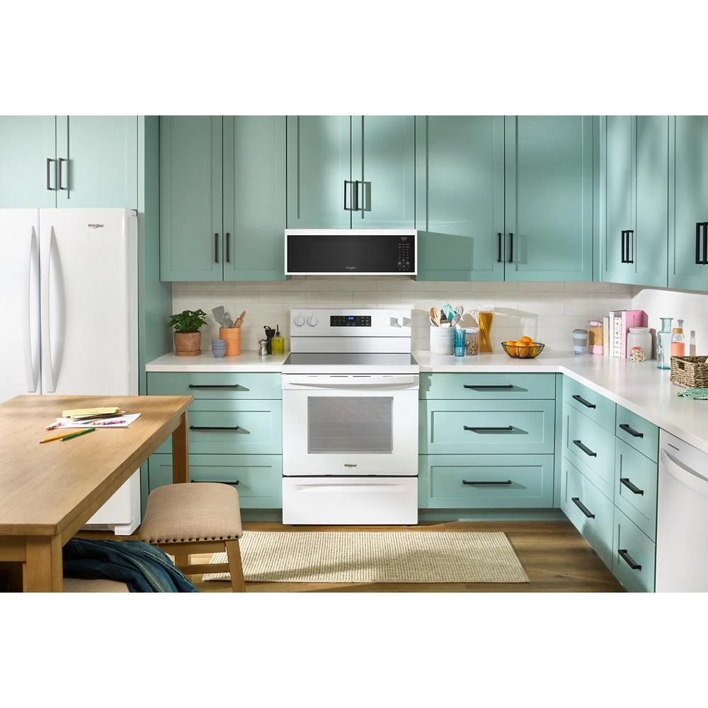 1.1 cu. ft. Smart Low Profile Microwave Hood Combination with 450 CRM 4-Speed Venting WMML5530RW