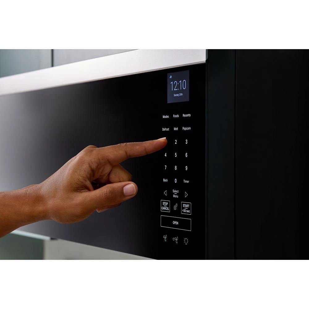 1.1 cu. ft. Smart Low Profile Microwave Hood Combination with 450 CRM 4-Speed Venting WMML5530RZ