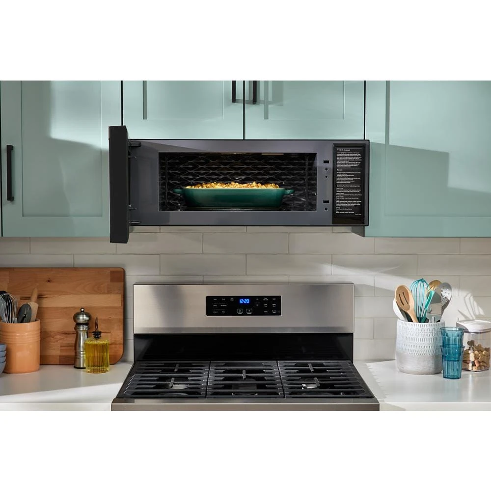 1.1 cu. ft. Smart Low Profile Microwave Hood Combination with 450 CRM 4-Speed Venting WMML5530RZ