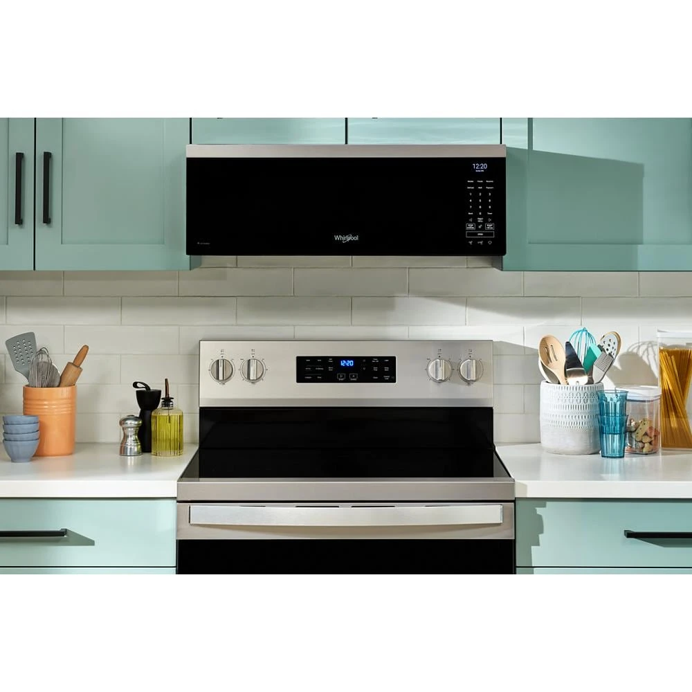 1.1 cu. ft. Smart Low Profile Microwave Hood Combination with 450 CRM 4-Speed Venting WMML5530RZ