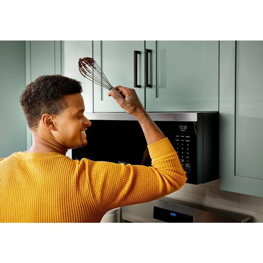 1.1 cu. ft. Smart Low Profile Microwave Hood Combination with 450 CRM 4-Speed Venting WMML5530RZ