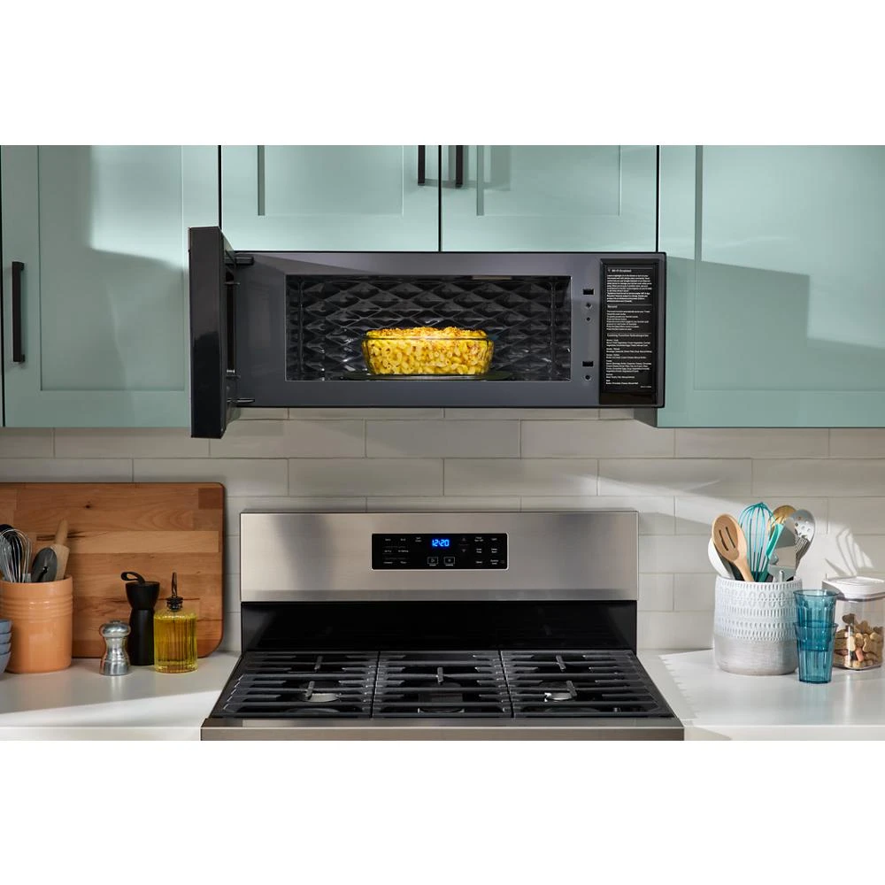 1.1 cu. ft. Smart Low Profile Microwave Hood Combination with 450 CRM 4-Speed Venting WMML5530RZ
