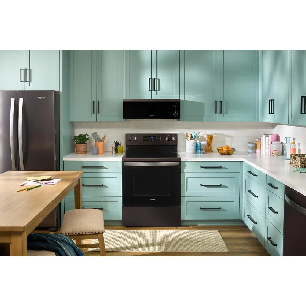 1.1 cu. ft. Smart Low Profile Microwave Hood Combination with 450 CRM 4-Speed Venting WMML5530RZ